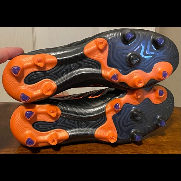 Adidas Copa 20+ Firm Ground Soccer Cleat Elite Men Sz 5 Black Orange EH0876 NEW - Picture 7 of 10
